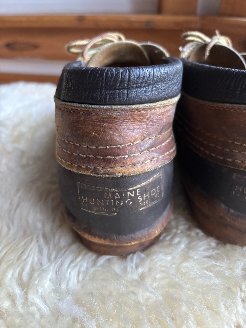 Vintage L.L.Bean Maine Hunting Shoes